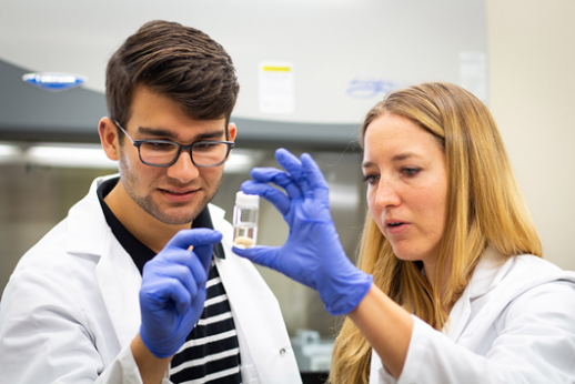 Elizabeth Nance in the Lab